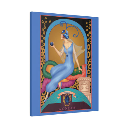 September & Sapphire – Sofia Chiostri’s Celestial Art Deco Canvas