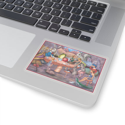 A Fairy's Whimsical Tea Party Kiss-Cut Stickers (4 Sizes)