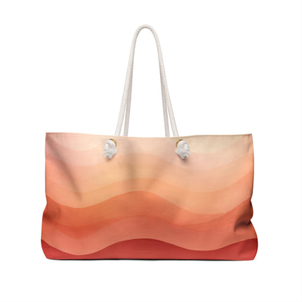 Autumn Serenade in Peach and Orange Weekender Bag