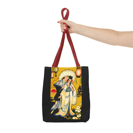 Golden Embrace Tote Bag (AOP)