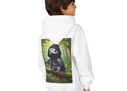 The African Grey Sentinel Youth Heavy Blend Hooded Sweatshirt