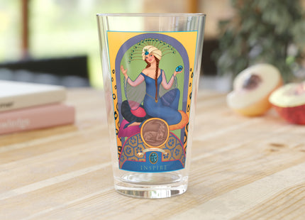 December & Tanzanite Zodiac Pint Glass
