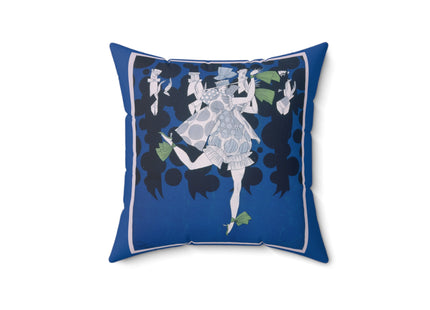 Where is my boy tonight by Ralph Barton Spun Polyester Square Pillow