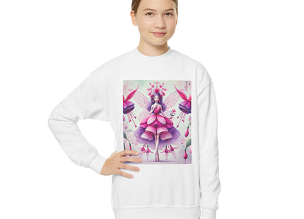 Fuchsia Fairy Youth Crewneck Sweatshirt