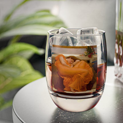 Flaming June by Frederic Leighton Whiskey Glass