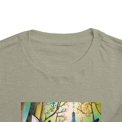 Fairy Animals Writing Wishes Toddler Short Sleeve Tee