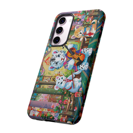 Melodies of the Snow Lion Cub Phone Cases