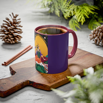 The Jewel Pavilion Colorful Mug (11oz, 15oz) – Royal Elegance, Peacock Beauty & Jewel-Toned Splendor