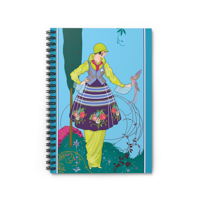 Exquisite Elegance by Umberto Brunelleschi Spiral Notebook - Ruled Line