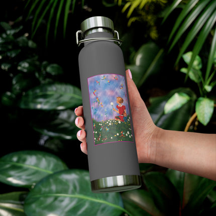 Whimsical Moments Copper Vacuum Insulated Bottle, 22 oz