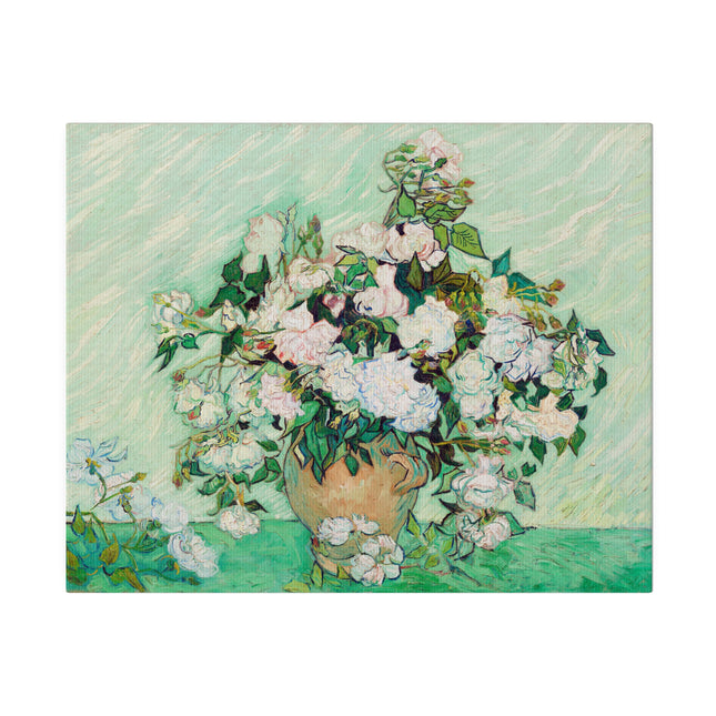 Roses by Vincent Van Gogh Matte Canvas, Stretched, 0.75"