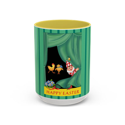 Easter Elf's Whimsy Colorful Mugs (11oz, 15oz)