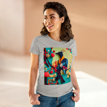 Curious Crow Women's Midweight Cotton Tee
