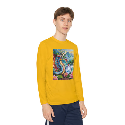Wisdom's Guardian Youth Long Sleeve Competitor Tee – Dragon Magic & Ancient Wisdom