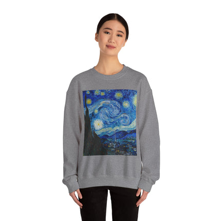 The Starry Night by Vincent Van Gogh Heavy Blend™ Crewneck Sweatshirt