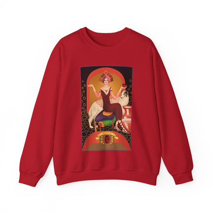 January & Garnet (from the Gem Series) by Sofia Chiostri Heavy Blend™ Crewneck Sweatshirt