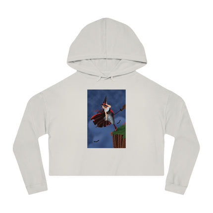 The Enchanted Witch Women’s Cropped Hooded Sweatshirt