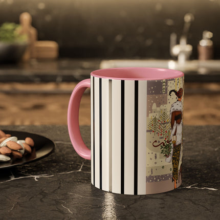 Wrapped in Elegance Colorful Mugs (11oz, 15oz)
