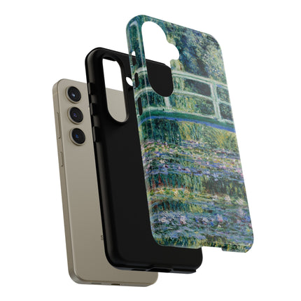Water Lilies and Japanese Bridge by Claude Monet Phone Cases