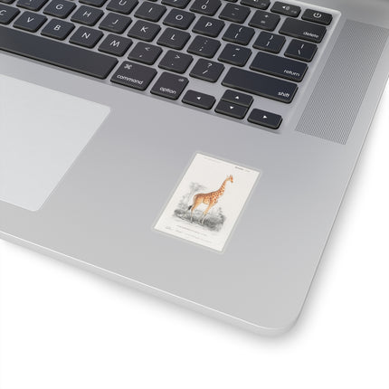 Giraffe by Charles Dessalines D' Orbigny Kiss-Cut Stickers (4 Sizes)