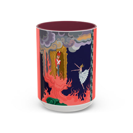 The Firebird's Awakening Colorful Mug (11oz, 15oz) – Ballet Fantasy, Mythic Fire & Art Deco Drama