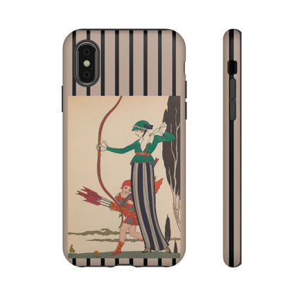 L'Arc Rouge by George Barbier Phone Cases