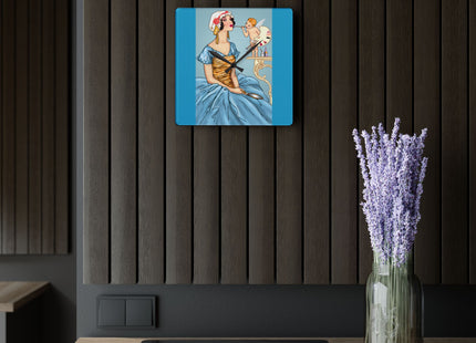 The Enchanting Painter Acrylic Wall Clock