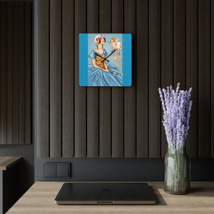The Enchanting Painter Acrylic Wall Clock