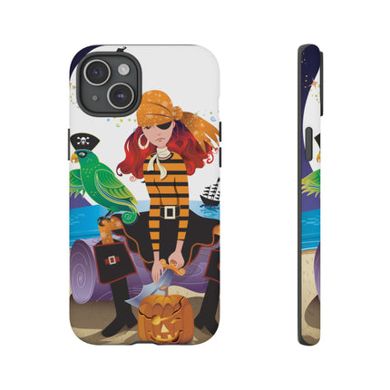 Moonlit Pirate Halloween Phone Cases