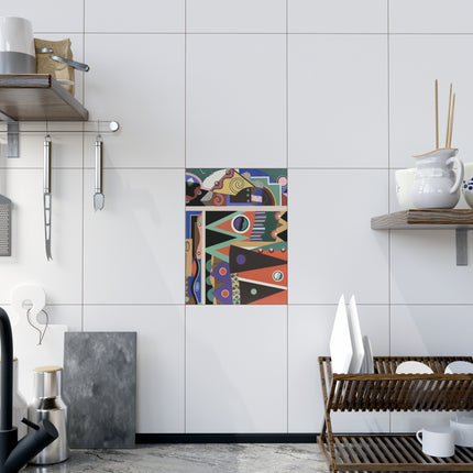 Collection decors et couleurs Pl.03 by Georges Valmiers Ceramic Tile