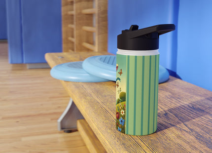 Rabbit Gladiator Stainless Steel Water Bottle, Standard Lid