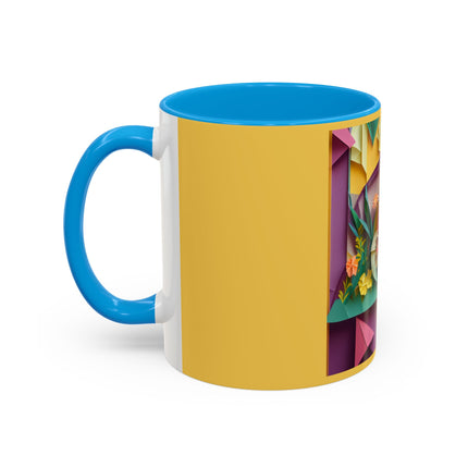 Origami Bicycle Colorful Mugs (11oz, 15oz)