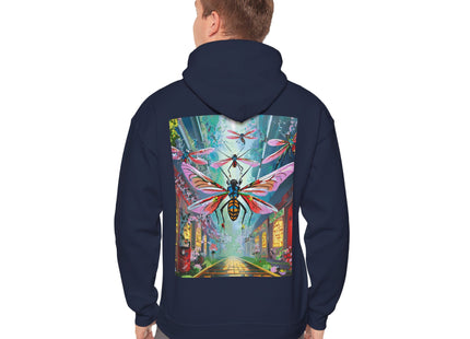Neon Swarm – Heavy Blend™ Hooded Sweatshirt