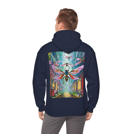 Neon Swarm – Heavy Blend™ Hooded Sweatshirt