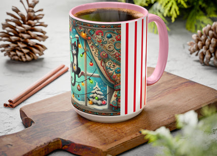 Mischief in Tinselland Colorful Mugs (11oz, 15oz)