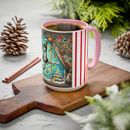 Mischief in Tinselland Colorful Mugs (11oz, 15oz)