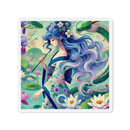 Fairy of the Koi Pond Die-Cut Magnets (5 Sizes)
