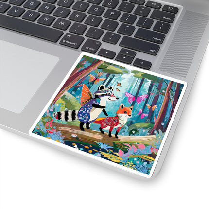 Whimsical Woodland Kiss-Cut Stickers (4 Sizes)