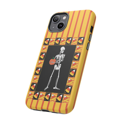 Candy Corn Skeleton Phone Cases