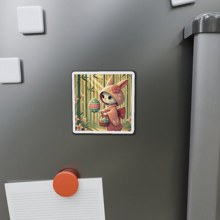 Geisha Kitten’s Easter Die-Cut Magnets (5 Sizes)