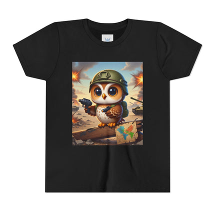 Owl on the Front Lines Youth Short Sleeve Tee
