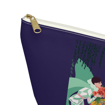 Enchanted Courtship Cosmetic Bag – Whimsical Elegance & Floral Romance