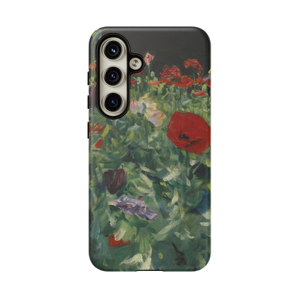 Poppies (A Study of Poppies for Carnation, Lily, Lily, Rose) by John Singer Sargent Phone Cases