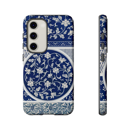Blue Flower Pattern by Owen Jones Phone Cases