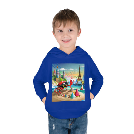 Crab Architect Toddler Pullover Fleece Hoodie