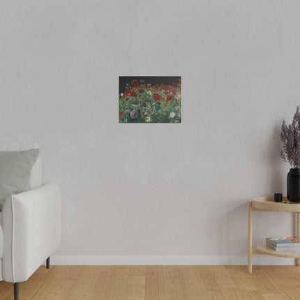 Poppies (A Study of Poppies for Carnation, Lily, Lily, Rose) by John Singer Sargent Matte Canvas, Stretched, 0.75"