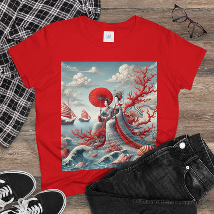 Ladies by the Quiet Sea Cotton Tee