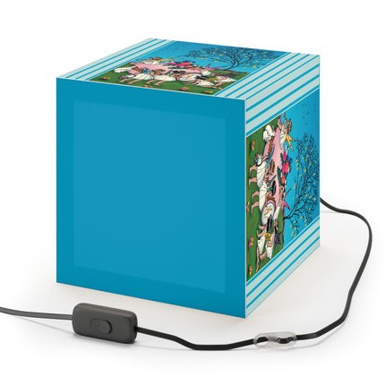 Enchanted Easter Gathering Light Cube Lamp