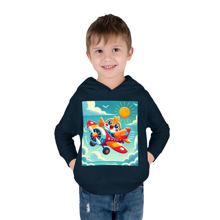 Joyful Bird Aviator Toddler Pullover Fleece Hoodie