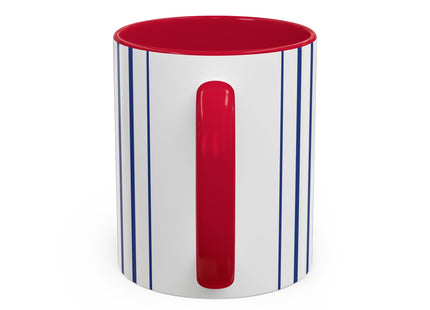 Snowman in Falling Snow Colorful Mugs (11oz, 15oz)